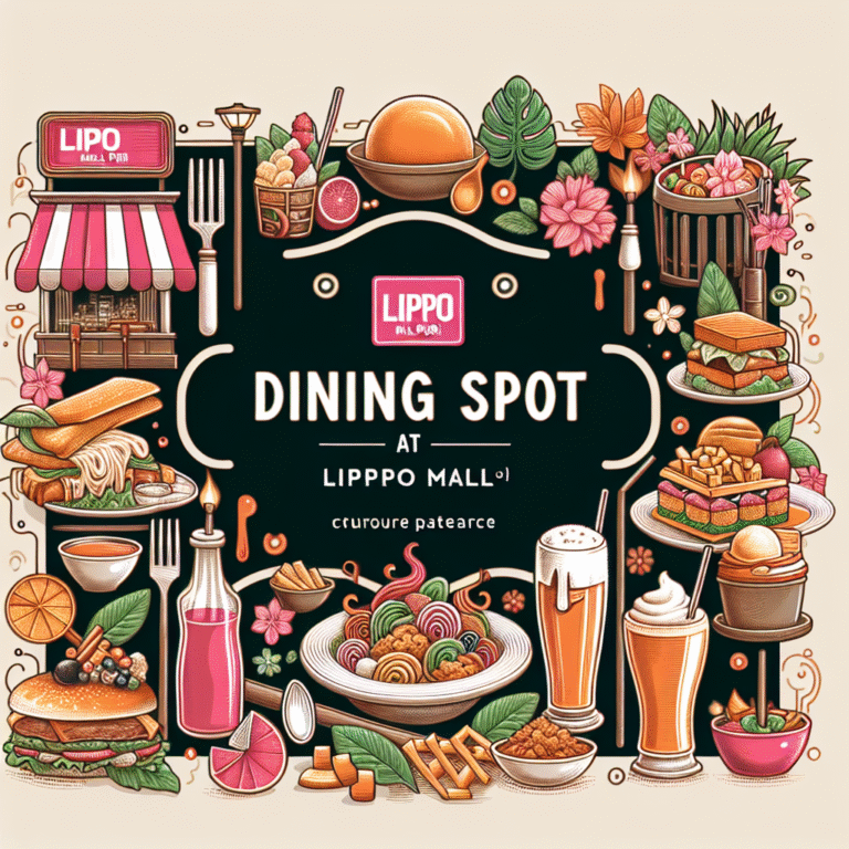 Lihat Tempat Makan Lezat di Lippo Mall Puri dari Cita Rasa Lokal Hingga