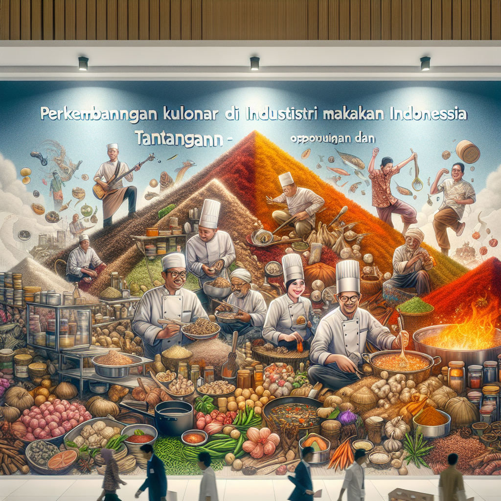 Perkembangan Inovasi Kuliner di Industri Makanan Indonesia Tantangan dan