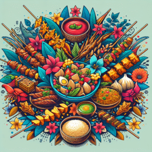 Kelezatan Nusantara: Pesona Poster Makanan Tradisional Indonesia yang