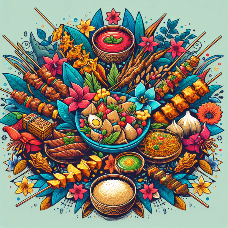 Kelezatan Nusantara: Pesona Poster Makanan Tradisional Indonesia yang