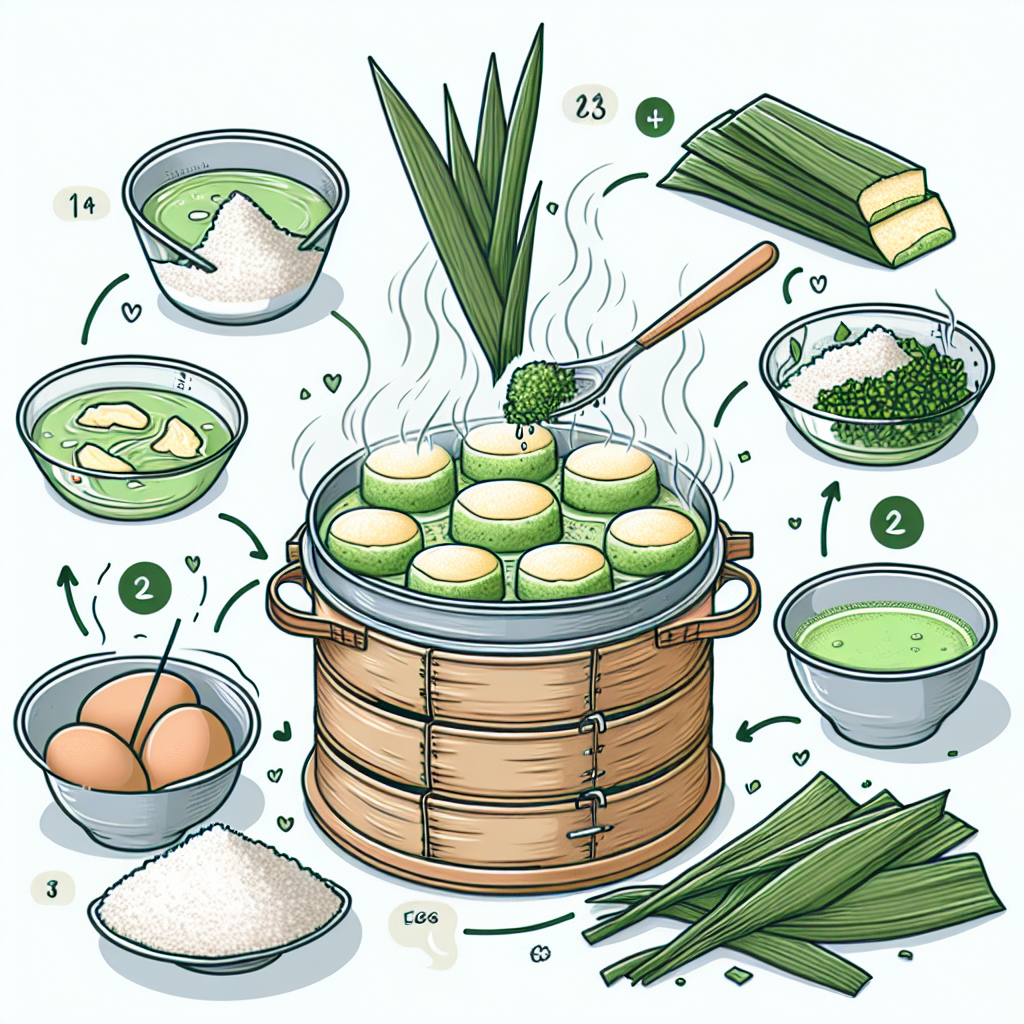 Resep Bolu Pandan Kukus: Cara Mudah Membuat Kue Kukus yang Lembut dan Lezat